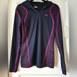 Under Armour Women's Hooded Long Sleeve Pullover sz md